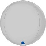 15 Μπαλόνι σατέν λευκό τρισδιάστατη σφαίρα ORBZ