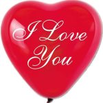 17 Μπαλόνι Καρδιά ρομαντική I love you 25 τεμ