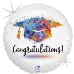18 Μπαλόνι Αποφοίτησης Congratulations γκλίτερ