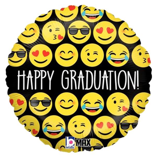 18 Μπαλόνι Aποφοίτησης Congrats Grad Emoji 18 Μπαλόνι Aποφοίτησης Congrats Grad Emoji