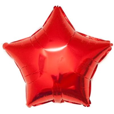 18 Μπαλόνι αστέρι κόκκινο