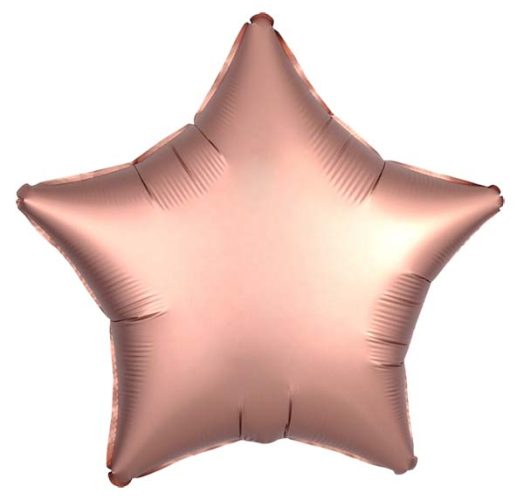 18 Μπαλόνι chrome rosegold αστέρι