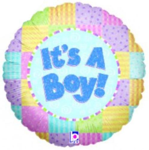 18 Μπαλόνι γέννησης It’s a Boy παστέλ