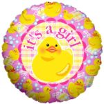 18 Μπαλόνι γέννησης παπάκι It's a Girl