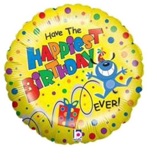 18 Μπαλόνι για γενέθλια Happiest Birthday