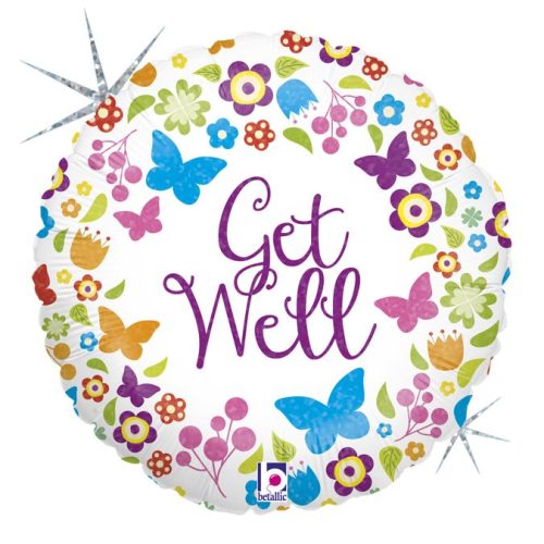 18 Μπαλόνι για Περαστικά Get Well Πεταλούδες