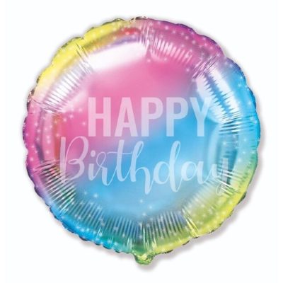 18 Μπαλόνι Happy Birthday όμπρε