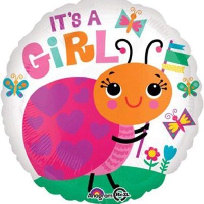 18 Μπαλόνι It's a Girl πασχαλίτσα