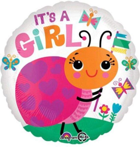 18 Μπαλόνι It's a Girl πασχαλίτσα