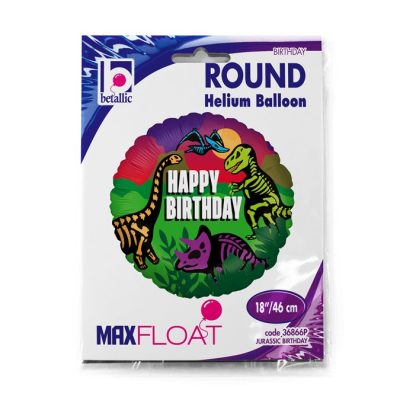 18 Μπαλόνι Jurassic Birthday δεινόσαυροι