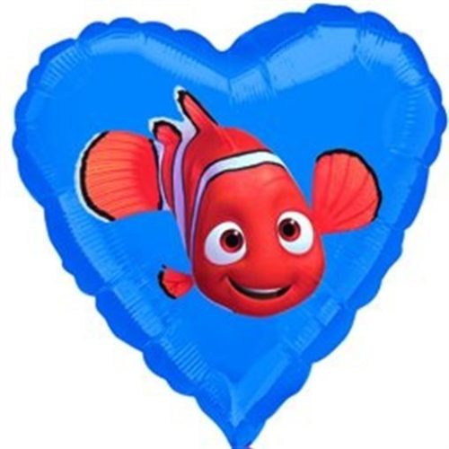 18 Μπαλόνι Καρδιά Nemo