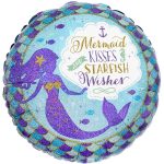 18 Μπαλόνι Mermaid Wishes & Kisses