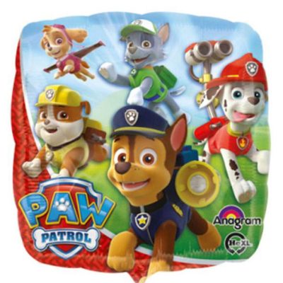 18 Μπαλόνι Paw Patrol τετράγωνο