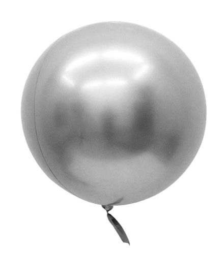 22 Μπαλόνι Chrome ασημί σφαίρα