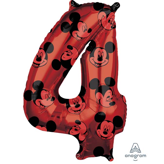 26 Μπαλόνι Mickey Mouse Αριθμός 4 26 Μπαλόνι Mickey Mouse Αριθμός 4
