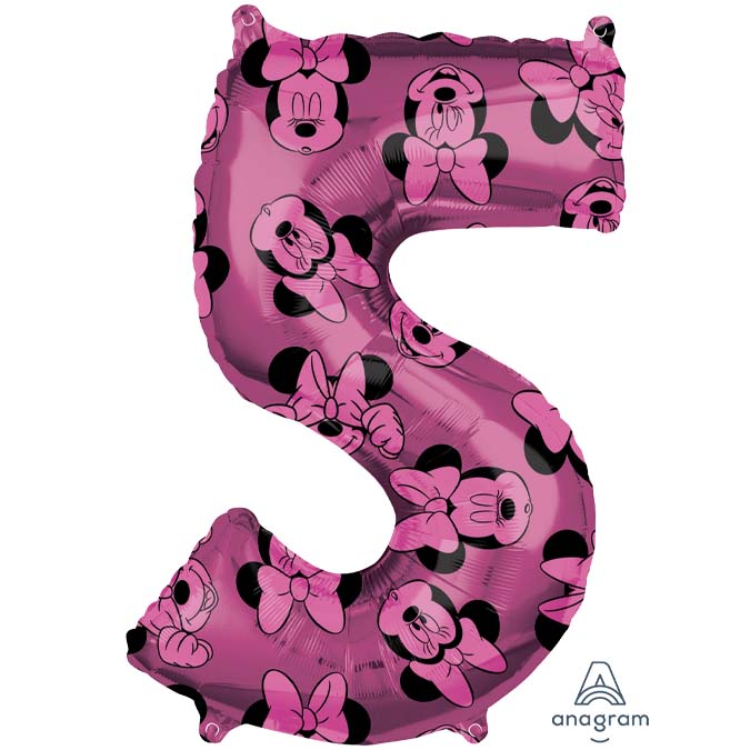 26 Μπαλόνι Minnie Mouse Αριθμός 5 26 Μπαλόνι Minnie Mouse Αριθμός 5