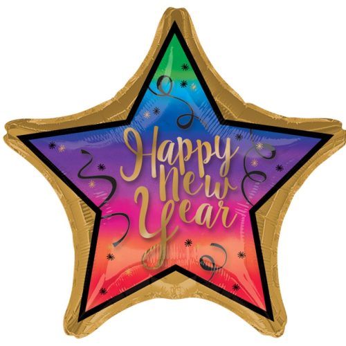 28 Μπαλόνι Αστέρι Happy New Year