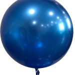 32 Μπαλόνι Chrome μπλε σφαίρα