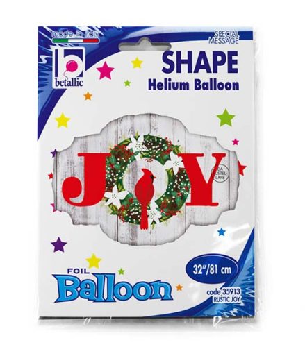 32 Μπαλόνι Ρουστίκ Πινακίδα Joy