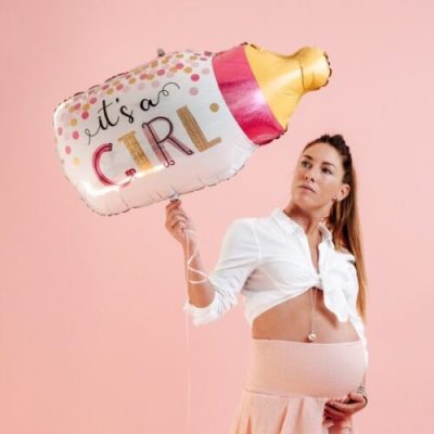 33 Μπαλόνι γέννησης It's a Girl Μπιμπερό