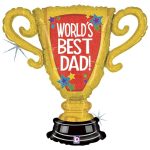 33 Μπαλόνι World's Best Dad Κύπελλο