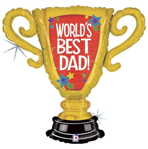 33 Μπαλόνι World's Best Dad Κύπελλο