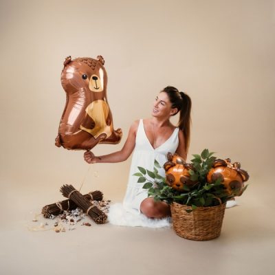 34 Μπαλόνι αρκουδάκι Woodland