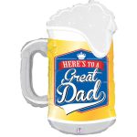 34 Μπαλόνι Great Dad Ποτήρι Μπύρας