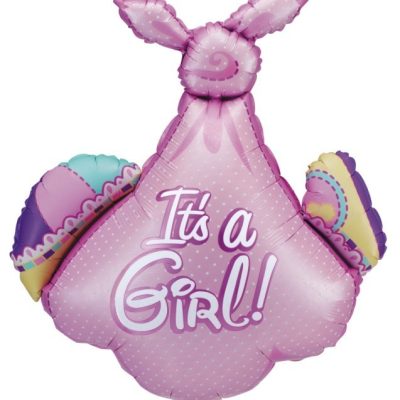 35 Μπαλόνι γέννησης ροζ Πάνα μωρού