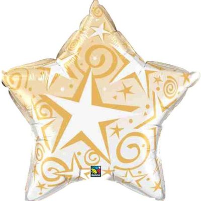 36 Μπαλόνι Χρυσό Aστέρι Celebrate