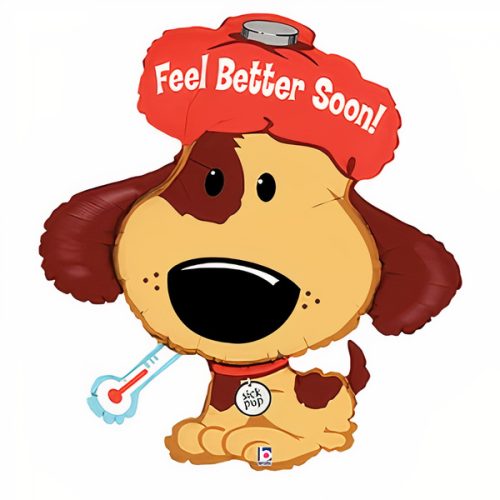 37 Μπαλόνι Σκυλάκι Feel Better Soon