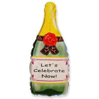 40 Μπαλόνι μπουκάλι σαμπάνιας Let's Celebrate Now