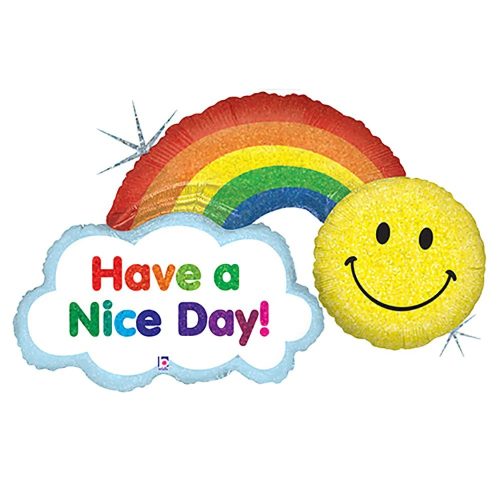 45 Μπαλόνι ουράνιο τόξο Have a Nice Day