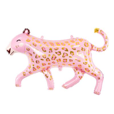 45 Μπαλόνι ροζ Λεοπάρδαλη