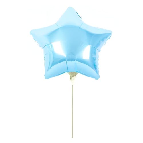 5″ Mini Shape μπαλόνι Baby Blue Αστέρι με βαλβίδα