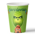 Χριστουγεννιάτικα Ποτήρια Grinch(8 τεμ)