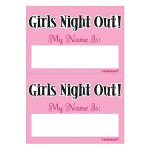 Αυτοκόλλητα Girls Night out My name is 16 τεμ