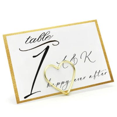 Αρίθμηση Τραπεζιών γάμου - Αρχικά Ζευγαριού (10 τεμ)
