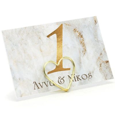 Αρίθμηση Τραπεζιών γάμου - Μάρμαρο (10 τεμ)