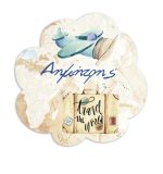 Αυτοκόλλητα με όνομα θέμα Ταξίδια (6 τεμ) - Image 2