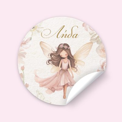 Αυτοκόλλητα με όνομα - Νεραϊδοχώρα (6 τεμ)