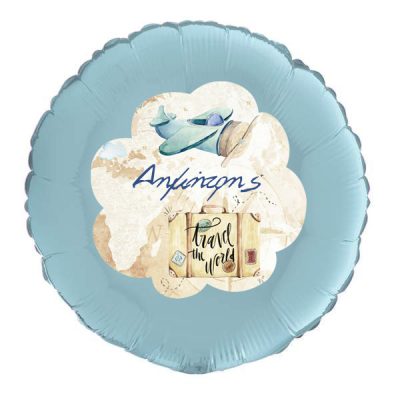 Αυτοκόλλητα με όνομα θέμα Ταξίδια (6 τεμ)