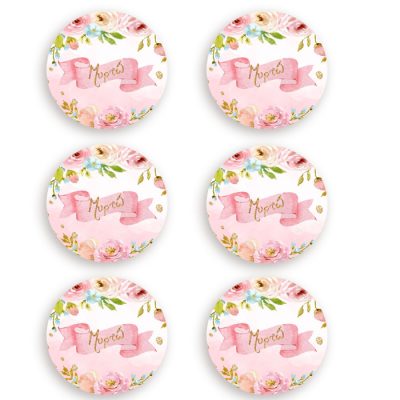 Κονκάρδες Φλοράλ (6 τεμ)