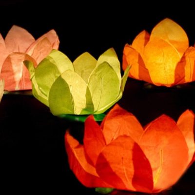 Χάρτινα Φαναράκια για ρεσό που επιπλέουν 6 τεμ