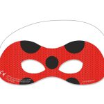Χάρτινη Μάσκα Miraculous LadyBug 6 τεμ