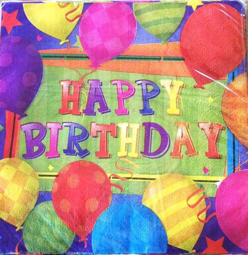 Χαρτοπετσέτες πάρτυ μπαλόνια 20 τεμ