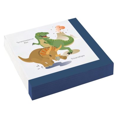 Χαρτοπετσέτες φαγητού Happy Dinosaur 20 τεμ