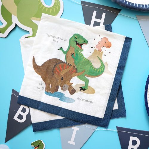 Χαρτοπετσέτες φαγητού Happy Dinosaur 20 τεμ