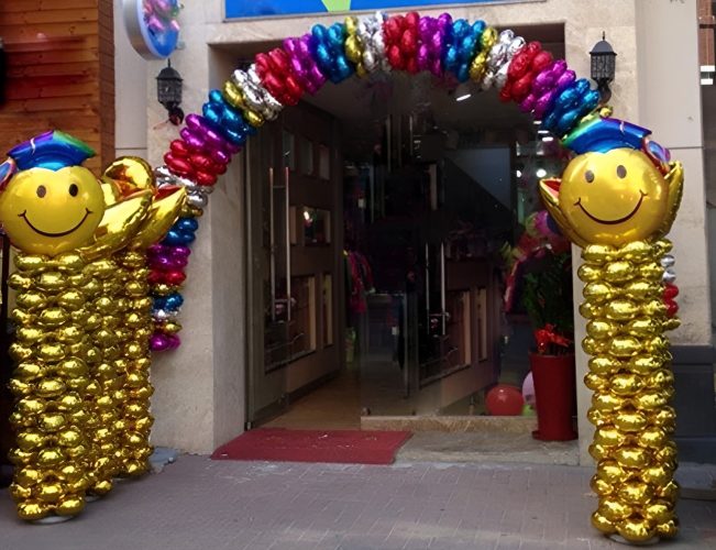 Χρυσό Foil Μπαλόνι 4πλο για γιρλάντα 40 cm