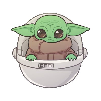 Διακοσμητική ξύλινη φιγούρα Baby Yoda